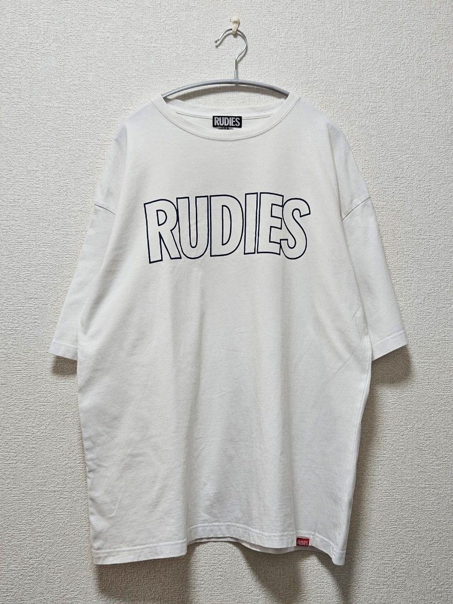 完売品 RUDIE'S Tシャツ 白 XL ビッグシルエット 半袖 送料無料