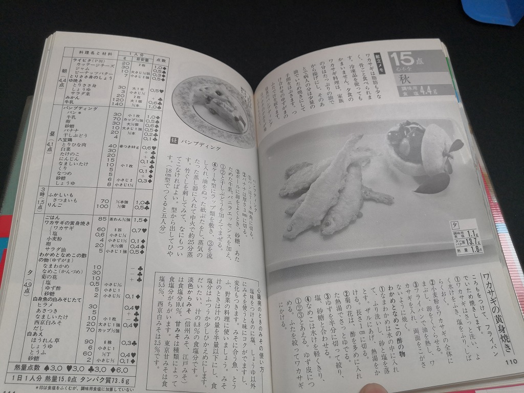 【中古 送料込】『香川式食事法 ④ 心臓病』著者　香川綾 日野原重明　出版社　女子栄養大学出版部　昭和44年3月発行　◆N4-501_画像9