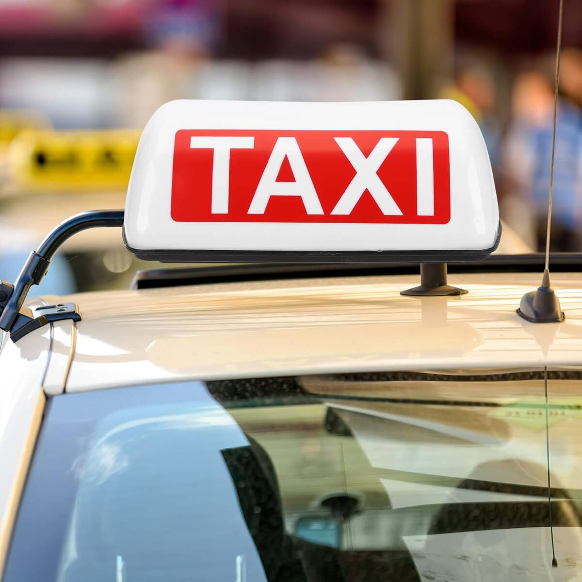タクシーライト Taxi 空車信号ライト フロントガラスインジケータランプ ledサインライト タクシー 行灯 小型の画像8