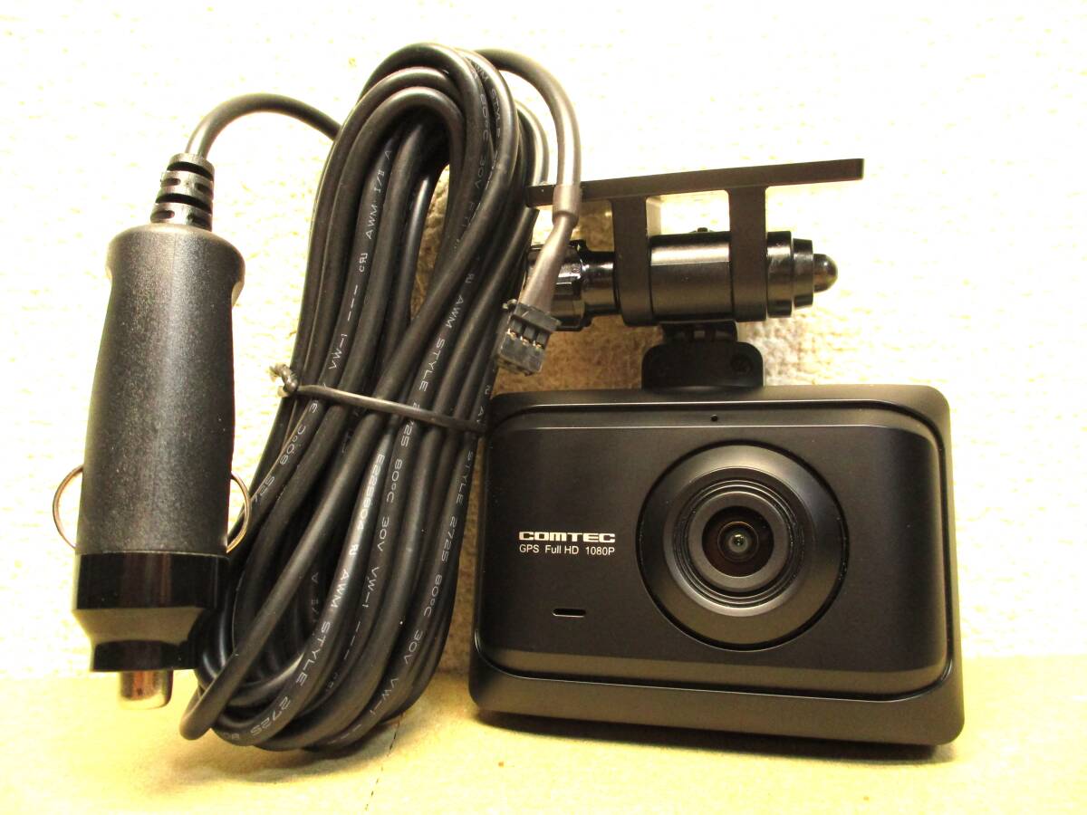 ① コムテック COMTEC ドライブレコーダー ZDR-016 フロントカメラ 本体のみ 動作確認済み 前後2カメラモデル ZDR016 の画像1