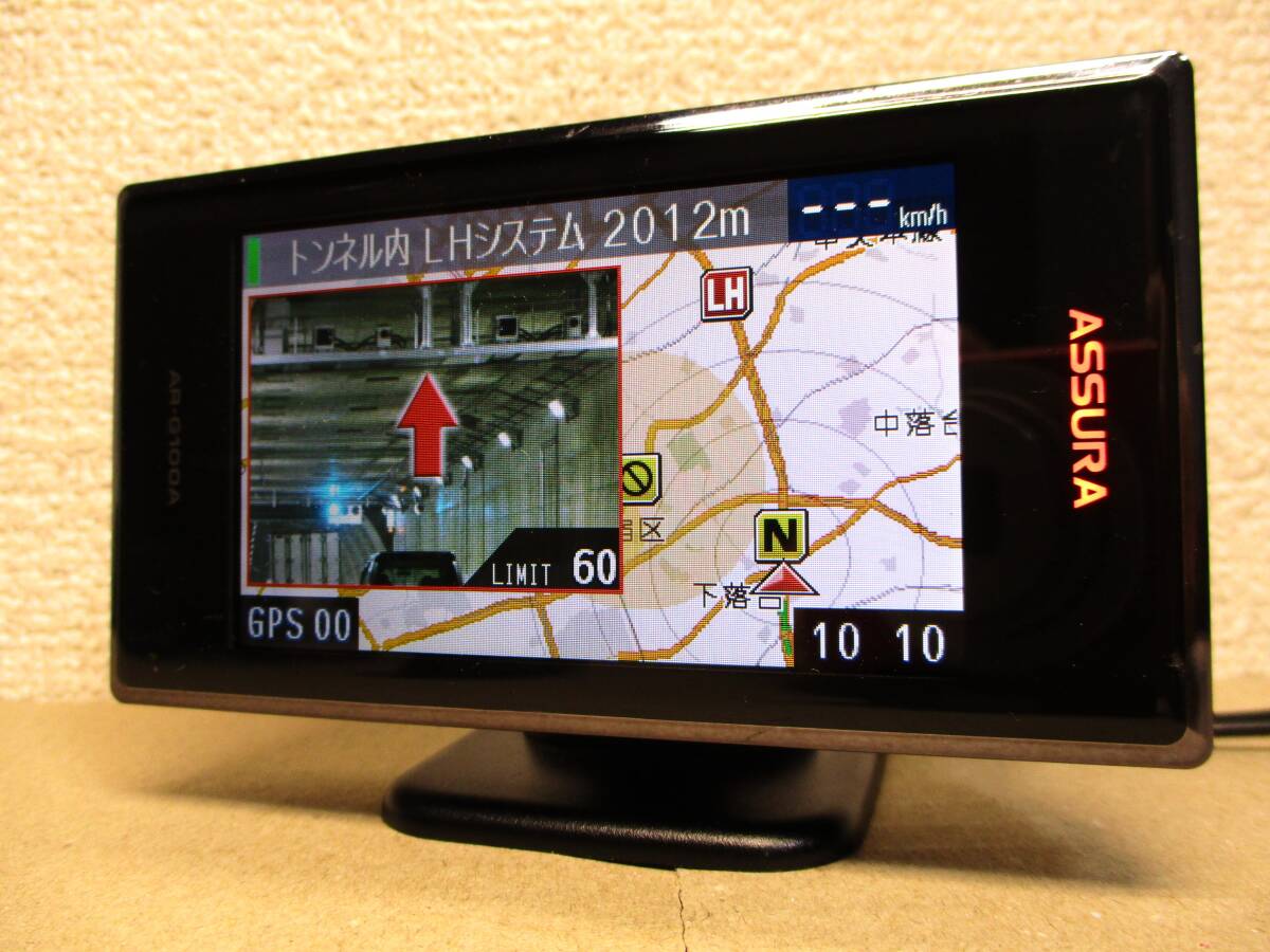 2024/4月版更新済み AR-G100A セルスター GPS内蔵レーダー探知機 フルマップ表示 OBDⅡ対応 カメラ等の外部入力対応 トリプルセンサー搭載_画像2