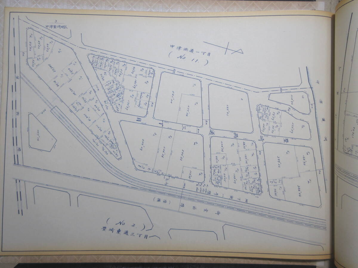 15）大阪地籍地図『大淀区 大淀町・中津豊崎地区』 昭和４２年  検住宅地図の画像10