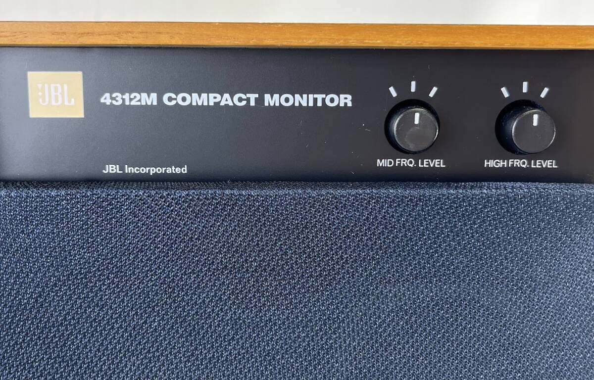 【1円出品】K2584 JBL 4312M COMPACT MONITOR スピーカー ペア 3Way Loudspeaker ブックシェルフ型 オーディオ 音響機器の画像7