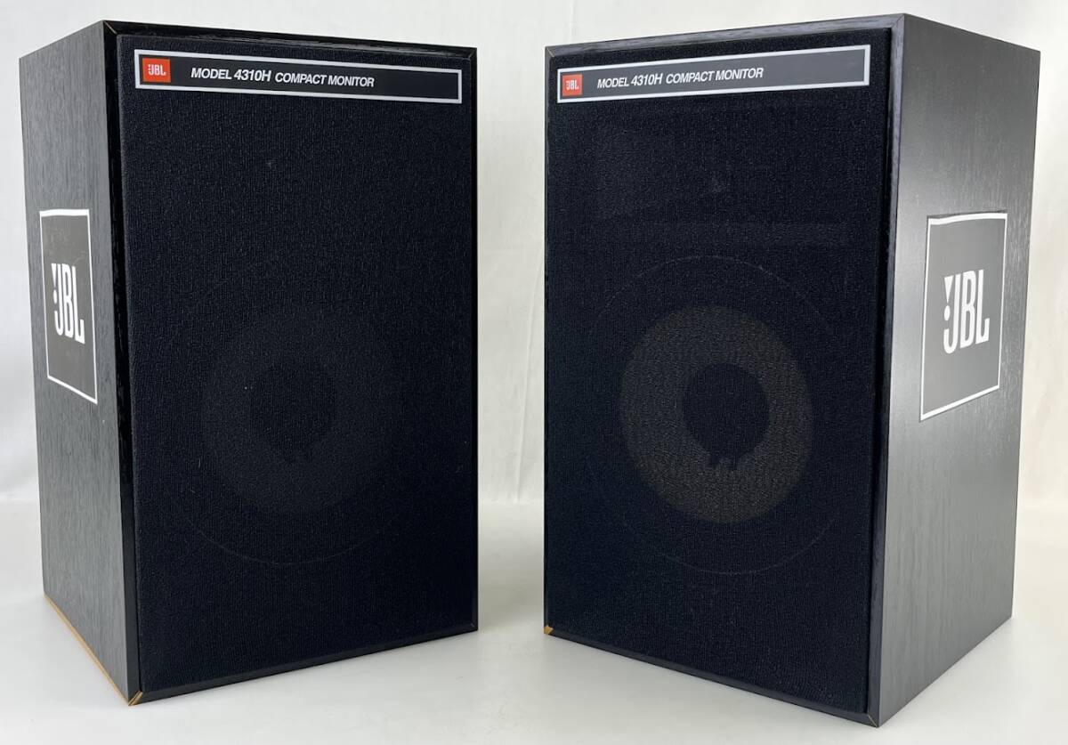 [1 jpy exhibition ]K2583 JBL MODEL 4310H COMPACT MONITOR speaker pair 2Way book shelf type audio sound equipment 