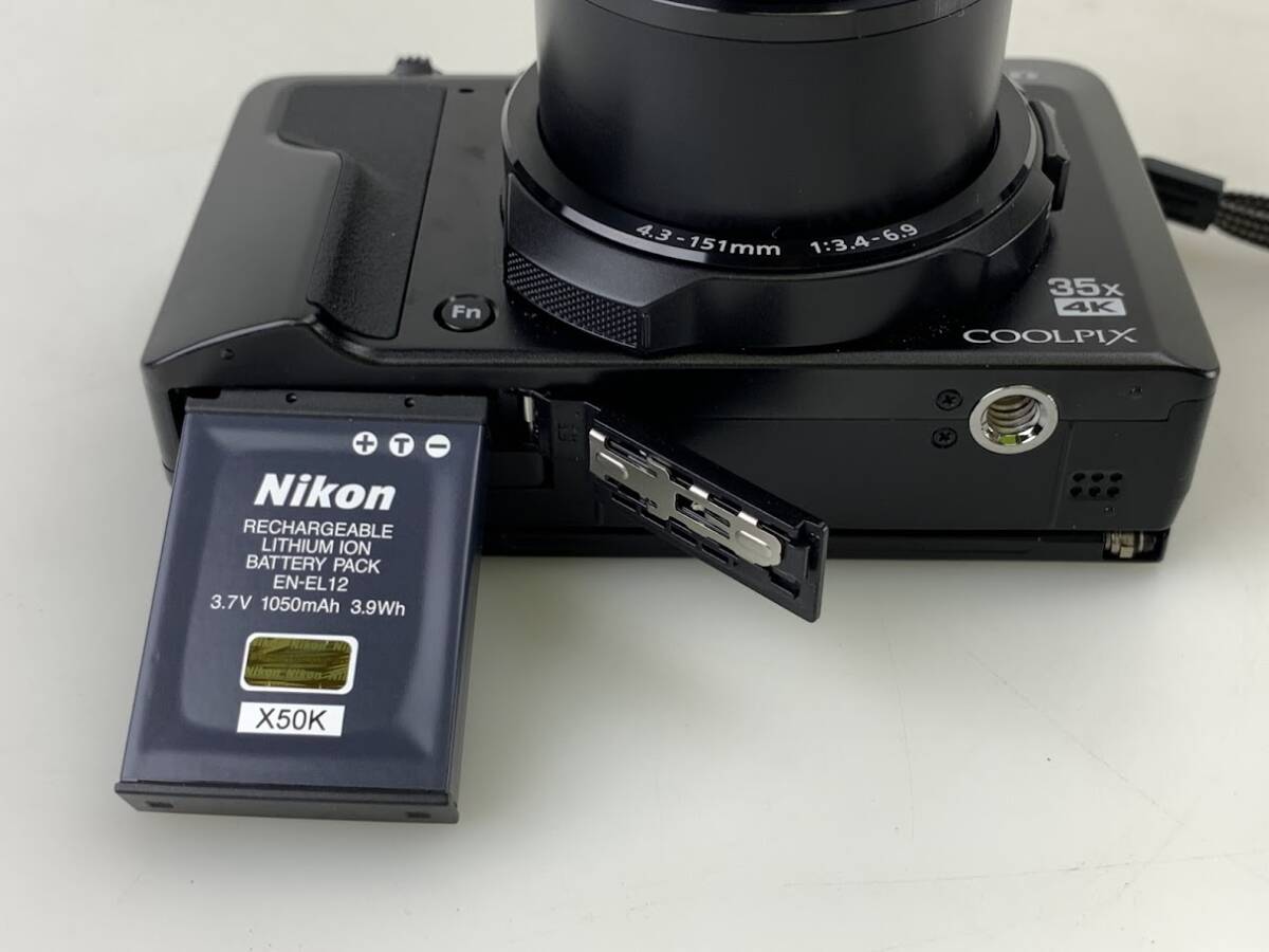 【1円出品】F0504 Nikon ニコン COOLPIX クールピクス A1000 デジカメ コンパクトデジタルカメラ ブラック 動作確認済み_画像8