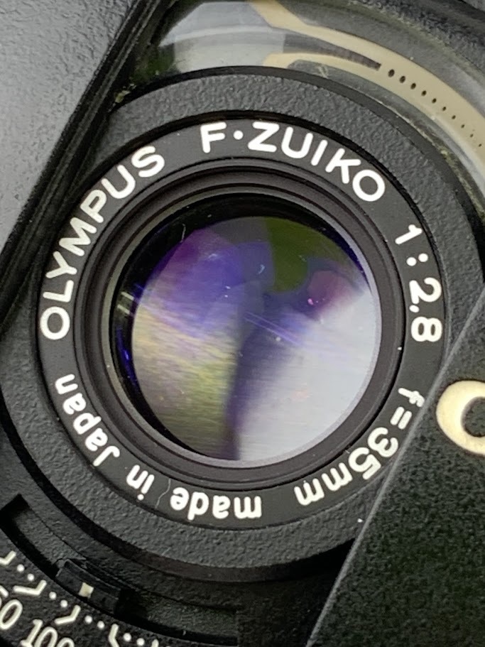 【1円出品】K2531 OLYMPUS オリンパス XA Electric Flash A16 セット コンパクトフィルムカメラ F-ZUIKO 1:2.8 f=35mm 動作未確認 ジャンク_画像7