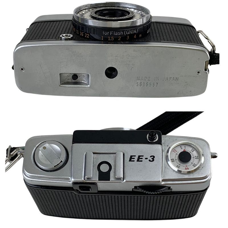 【1円出品】F0453 フィルムカメラ２点セット OLYMPUS オリンパス PEN EE-3 ヤシカ エレクトロ35 GTN 動作確認済み 現状品の画像7