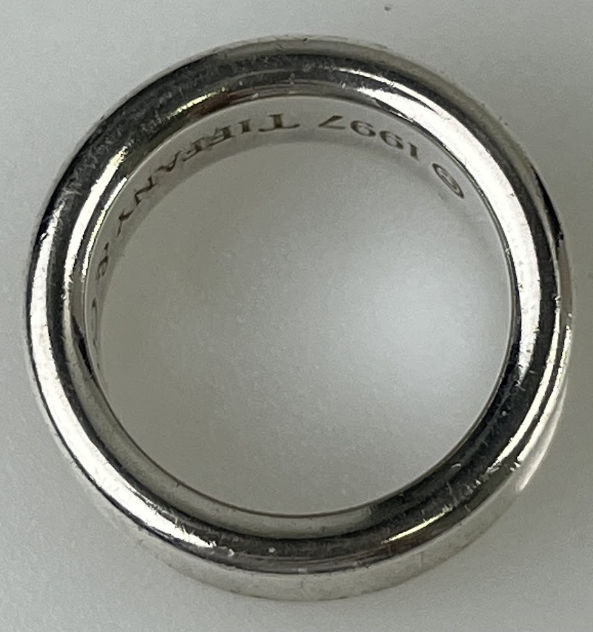 【1円～】F0521 TIFFANY＆Co. ティファニー T&Co 1837 リング 指輪 925 6号 シルバー 箱 保存袋あり レディース アクセサリー ジュエリーの画像8