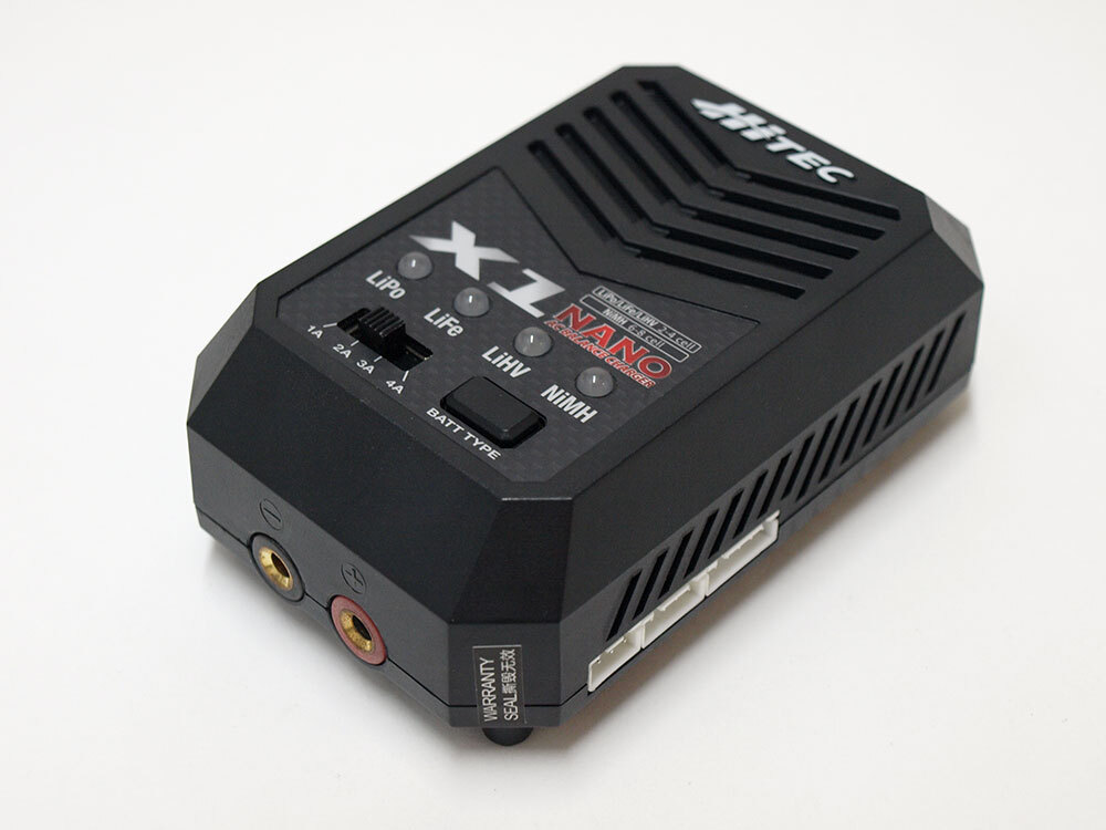 【M1280】ハイテック ACバランスチャージャー X1 NANO 中古品（HiTEC RC ラジコン 電池 バッテリー 充電器）の画像3
