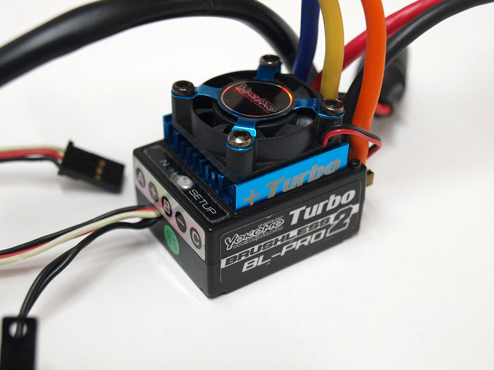 【M306】ヨコモ BL-PRO2 TURBO ブラシレス アンプ 中古品 動作確認済み（RC ラジコン ESC オプション ターボ YOKOMO）_画像2