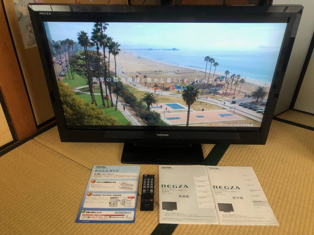 ＴＯＳＨＩＢＡ 東芝 ＲＥＧＺＡ 液晶テレビ 40インチ 40A1 2010年製 中古品の画像1