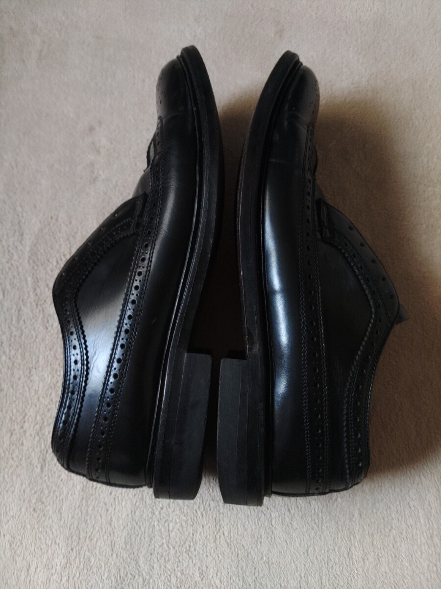 リーガル 革靴 ウィングチップ ビジネスシューズ ブラック251/2EEの画像2