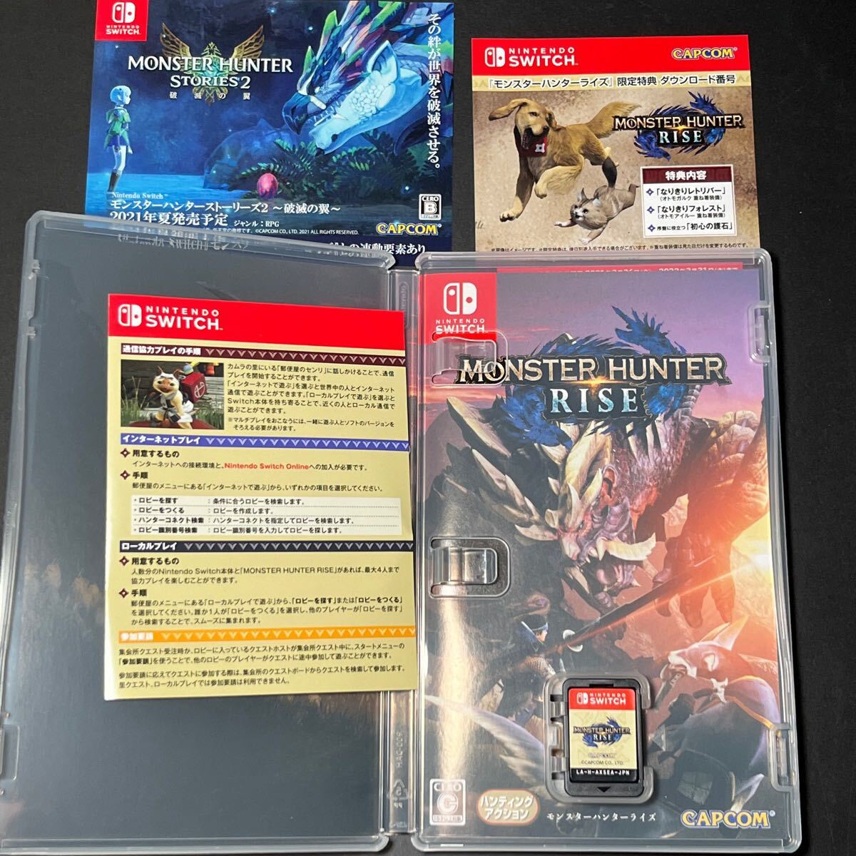 Nintendo Switch ソフト モンスターハンターライズ MONSTER HUNTER RISE 中古_画像2