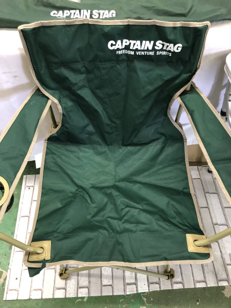 ☆☆【USED】Coleman コールマン アウトドアテーブル CAPTAIN STAG 椅子 2脚 スポーツ レジャー キャンプ セット サイズ160の画像7