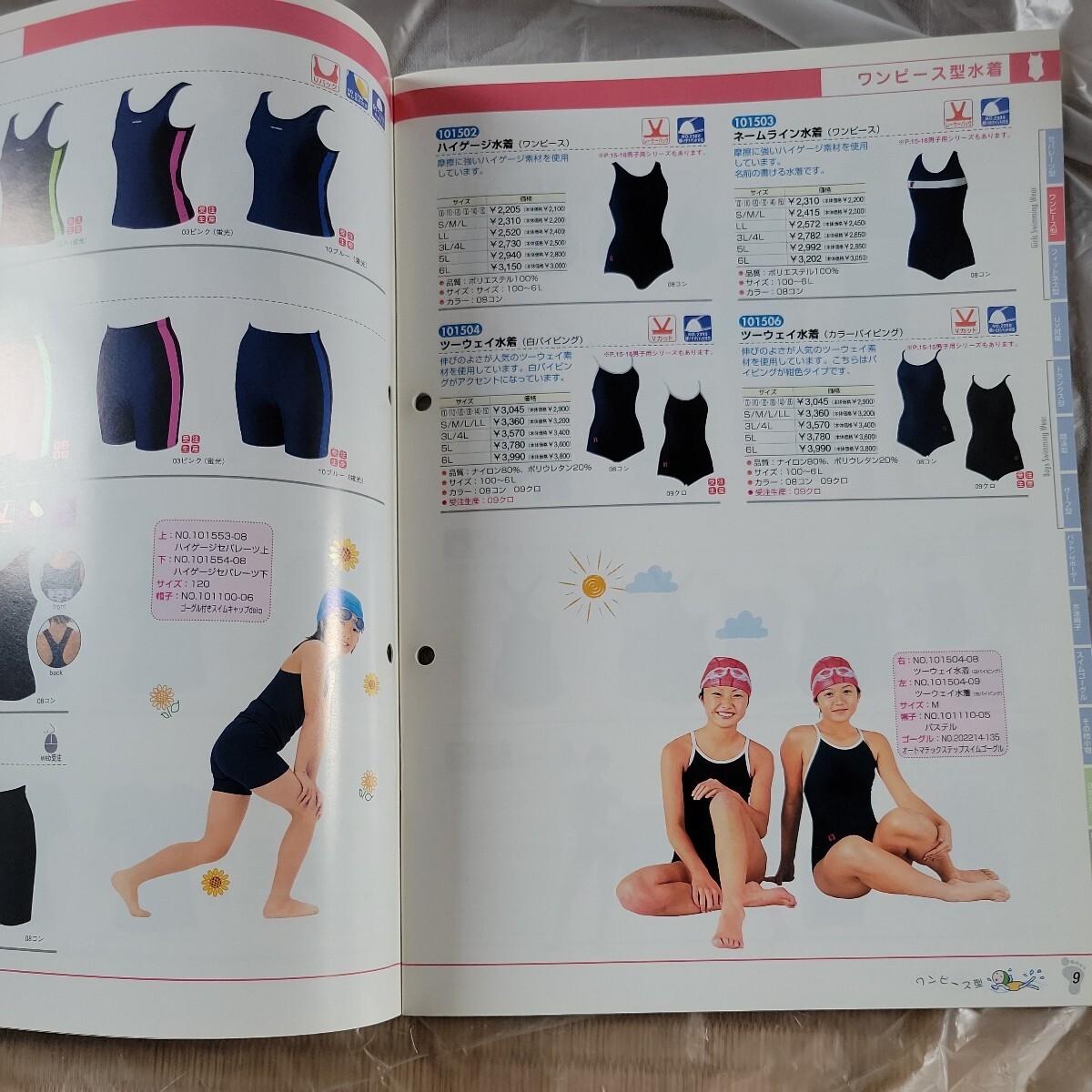 フットマ－ク学校スクール水泳用品、体操服カタログ2006年版_画像3