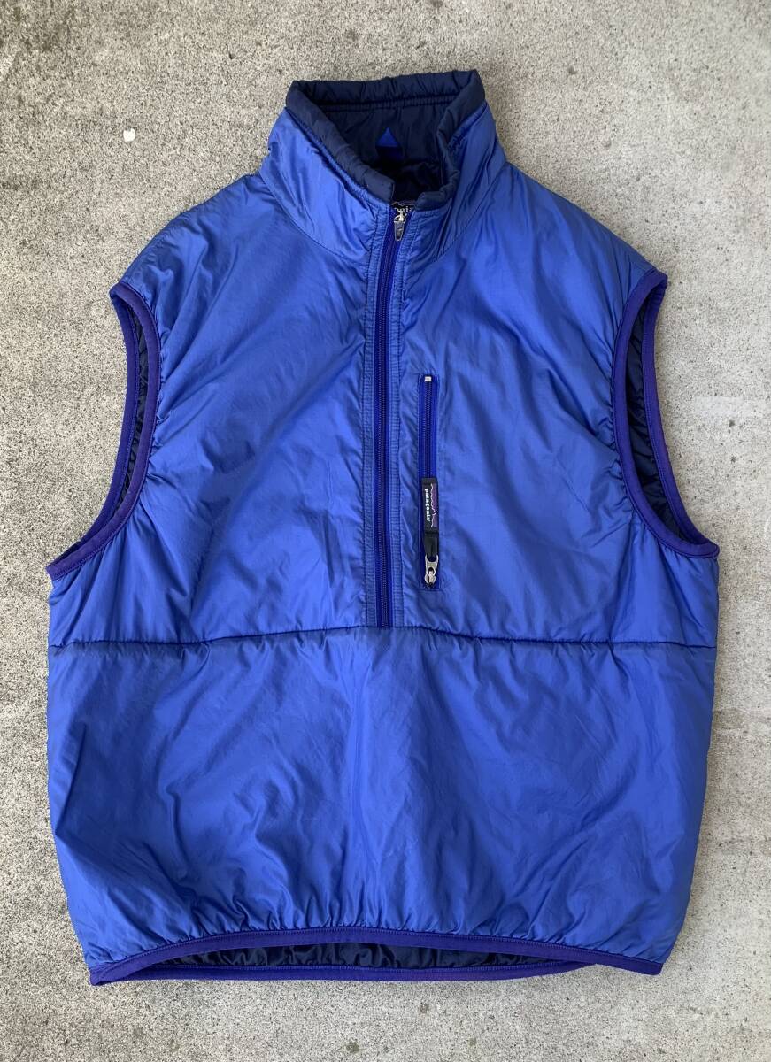 6732円 98年? パタゴニア パフボールベスト ブルーリボン 6732円 98年? パタゴニア パフボールベスト ブルーリボン