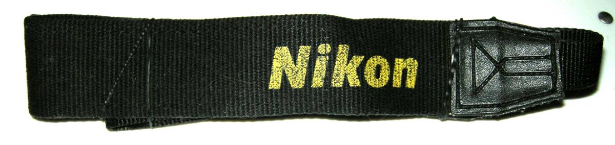 Nikon ニコン カメラ ストラップ 黒_画像1