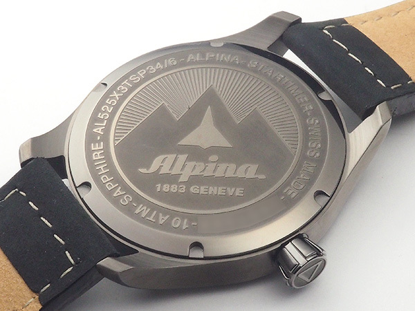 * Miura * Alpina Alpina стартер ima- Pilot 40mm самозаводящиеся часы не использовался AL-525NN3S6