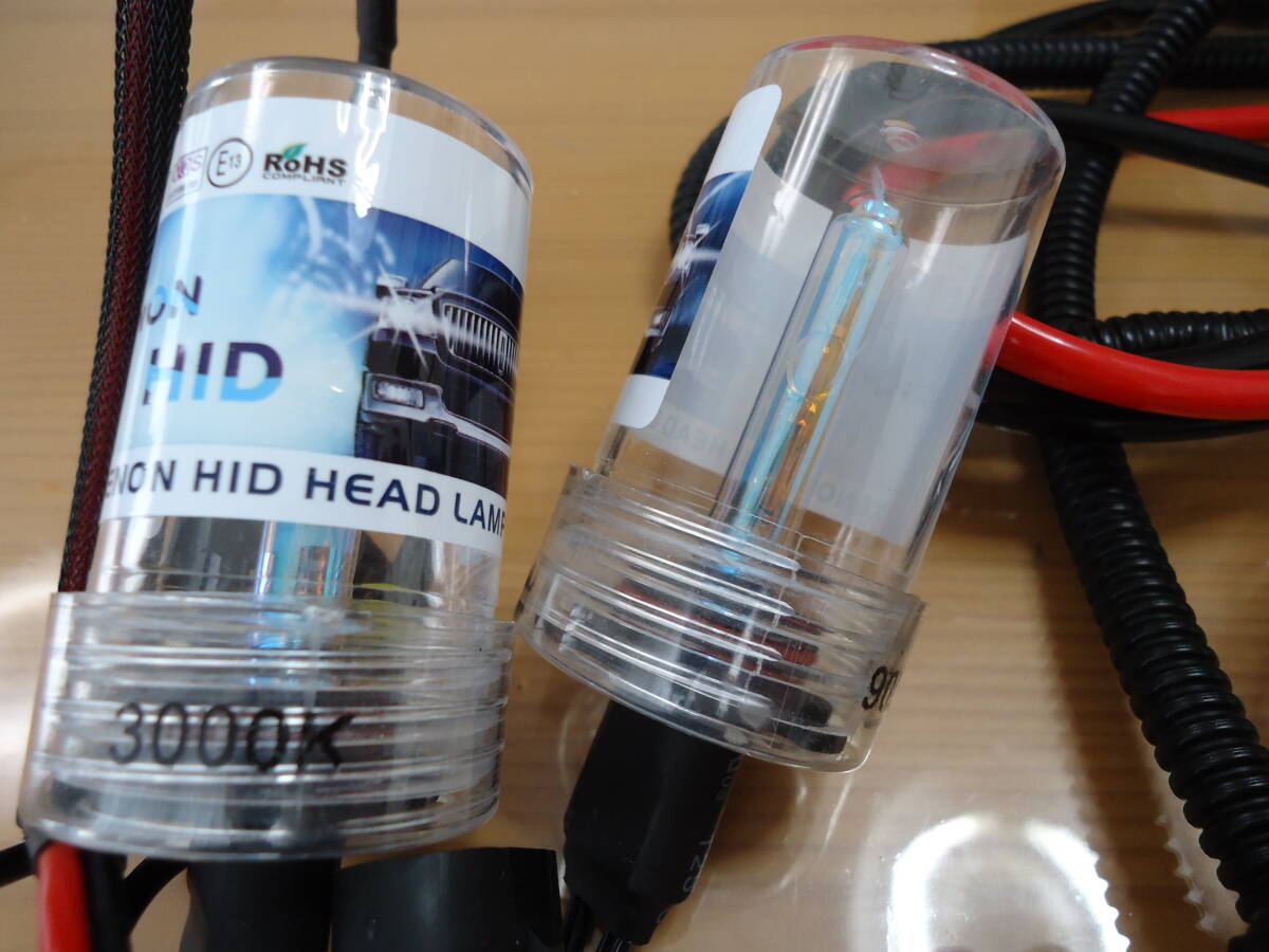 HID キット 3セット 車用H4、H3 未使用品、 バイク用H4中古の画像9