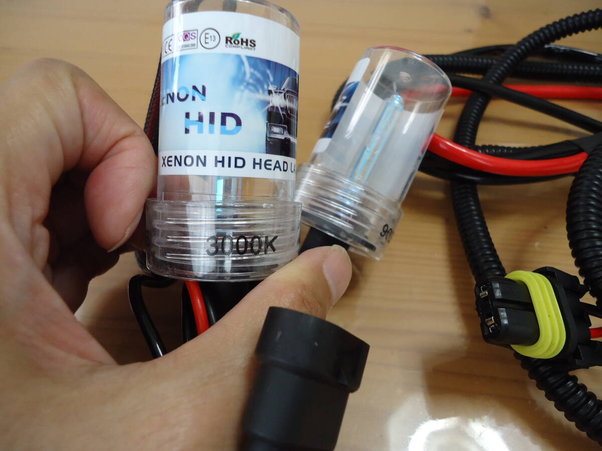 HID キット 3セット 車用H4、H3 未使用品、 バイク用H4中古の画像10