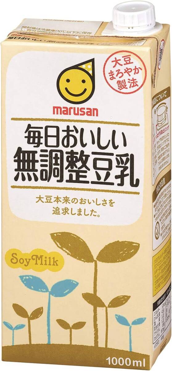  maru sun every day .... less adjustment soybean milk 1000ml×6ps.