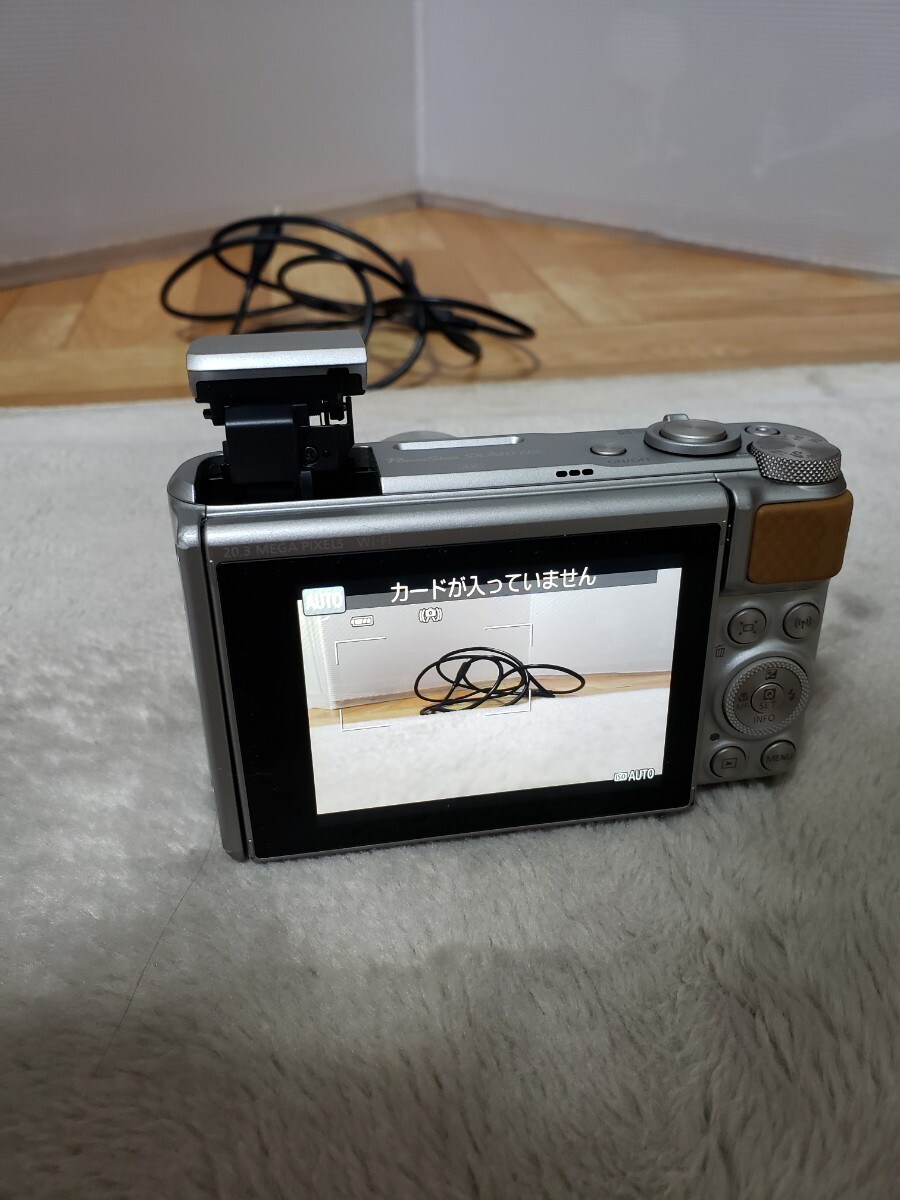 Canon キャノン PowerShot パワーショット SX740HS コンパクトデジタルカメラ コンデジ シルバー カメラ 中古 簡易動作確認済み の画像9