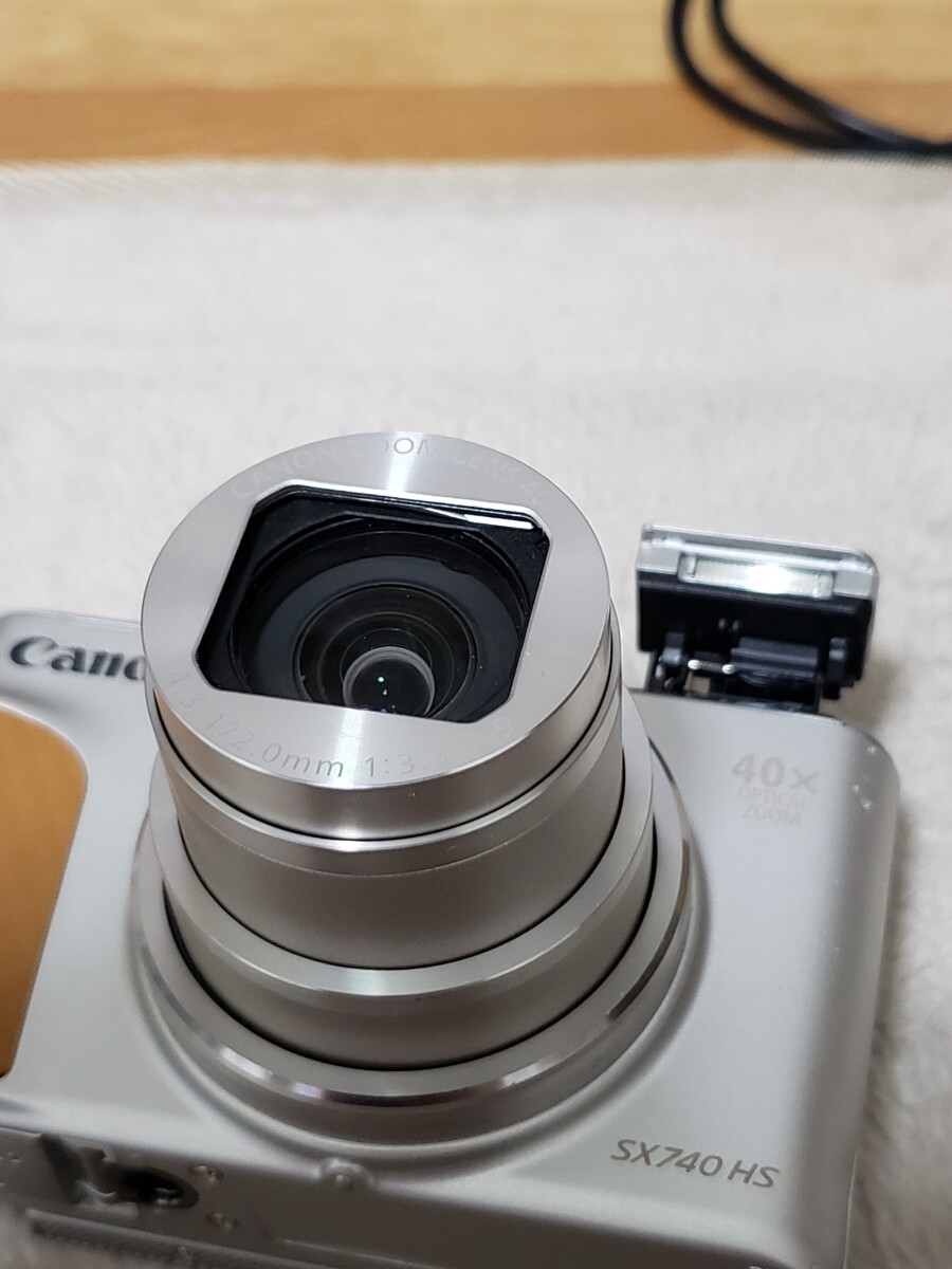 Canon キャノン PowerShot パワーショット SX740HS コンパクトデジタルカメラ コンデジ シルバー カメラ 中古 簡易動作確認済み の画像5