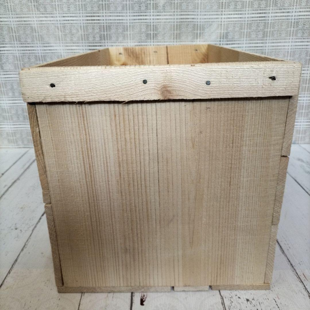 《受注生産F01A》大人気！りんご箱2箱セット ボックス 棚 木製 収納 木箱の画像7