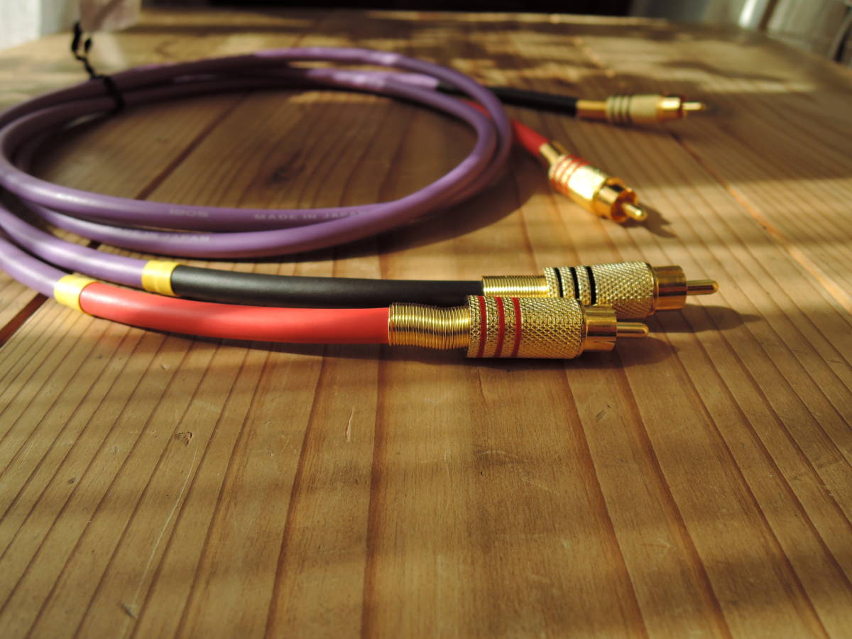 #CANARE ( Canare ) L4E6S* purple [ less handle da*4 core RCA cable (1.0m× 2 ps 1 set )] easy person direction stamp another 