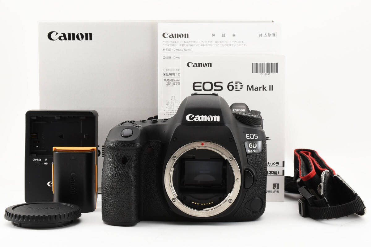 ★大人気商品 現状品★ Canon キャノン EOS 6D MarkII ボディ 付属品多数の画像1