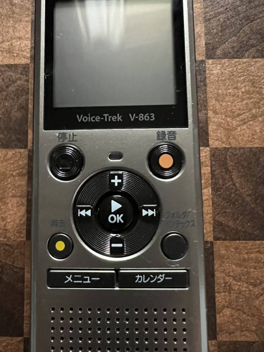 オリンパス ボイスレコーダー Voice-Trek OLYMPUS ワンボタン録音 vー863の画像3