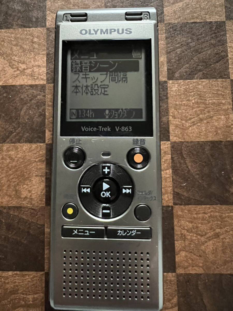 オリンパス ボイスレコーダー Voice-Trek OLYMPUS ワンボタン録音 vー863の画像1