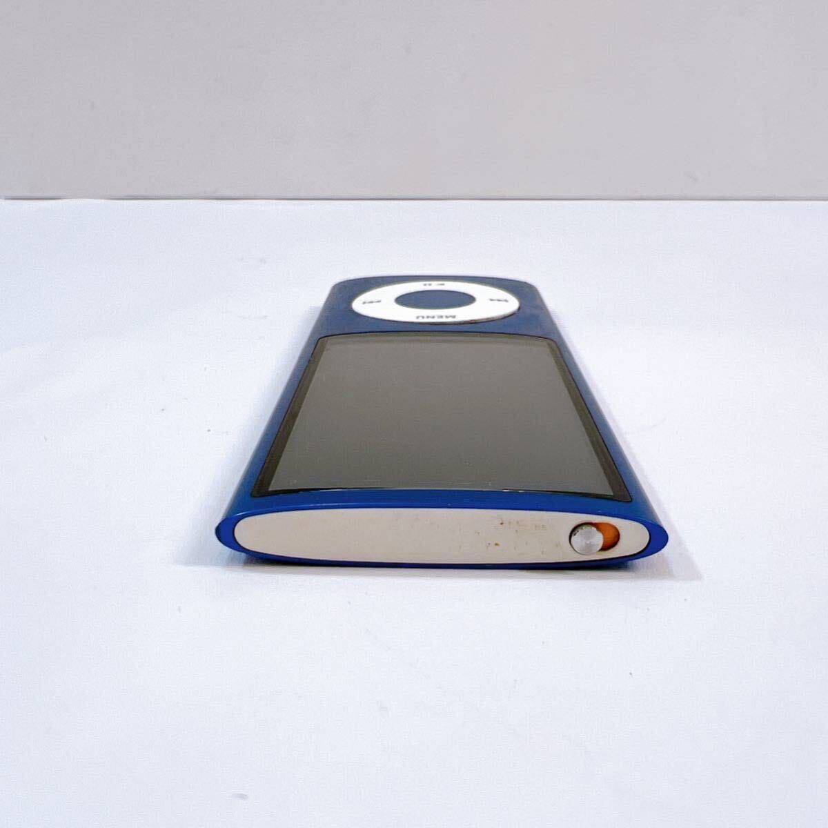 171【中古】Apple iPod nano 第5世代 A1320 ブルー アップル アイポッド ナノ デジタルオーディオプレーヤー 動作未確認 現状品の画像6