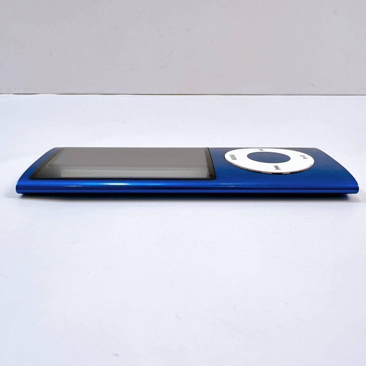 171【中古】Apple iPod nano 第5世代 A1320 ブルー アップル アイポッド ナノ デジタルオーディオプレーヤー 動作未確認 現状品の画像5