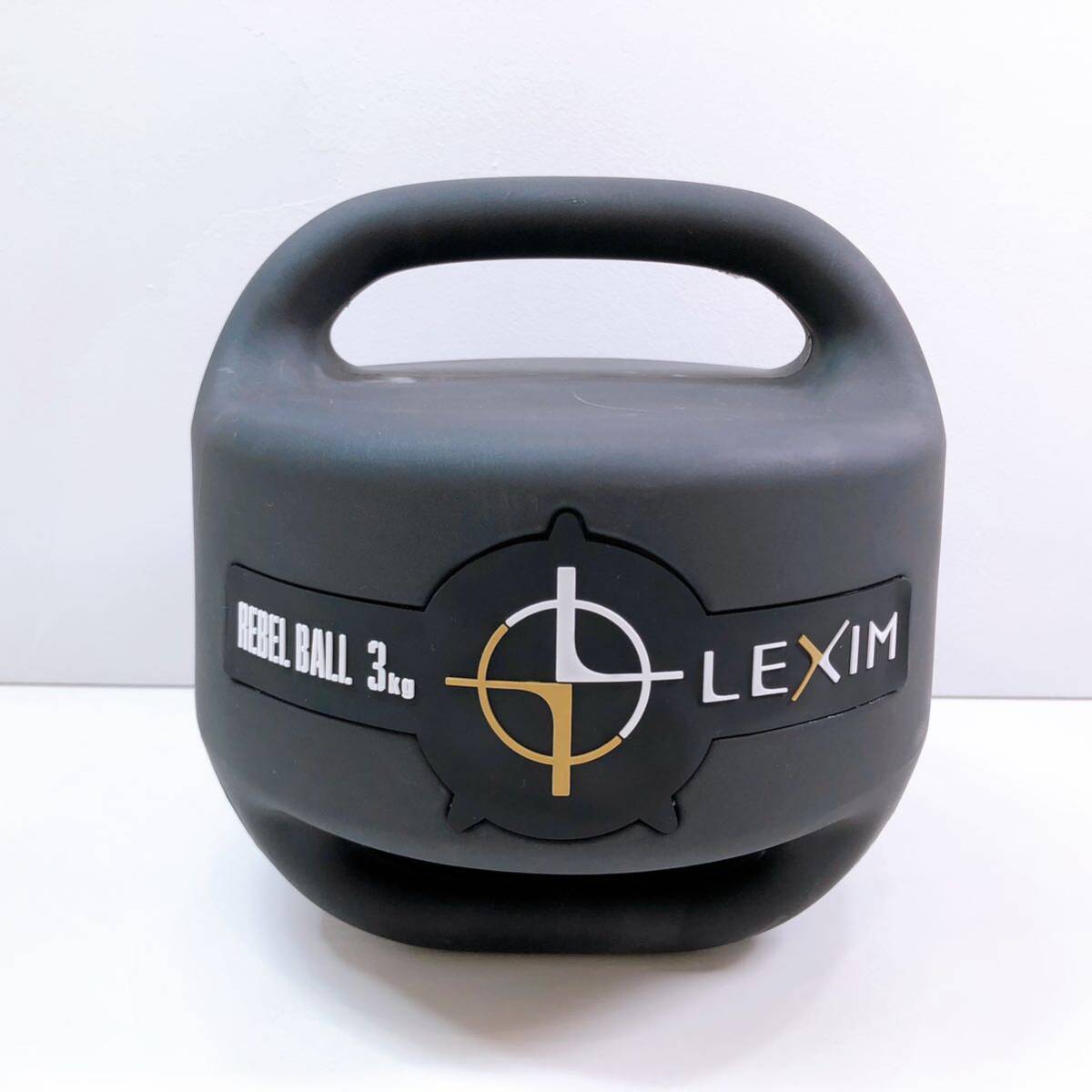 179【中古】elite grips レベルボール LEXIM REBEL BALL 3kg ゴルフ 体幹トレーニング スイング 練習器具 専用ケース 箱付き 現状品の画像2