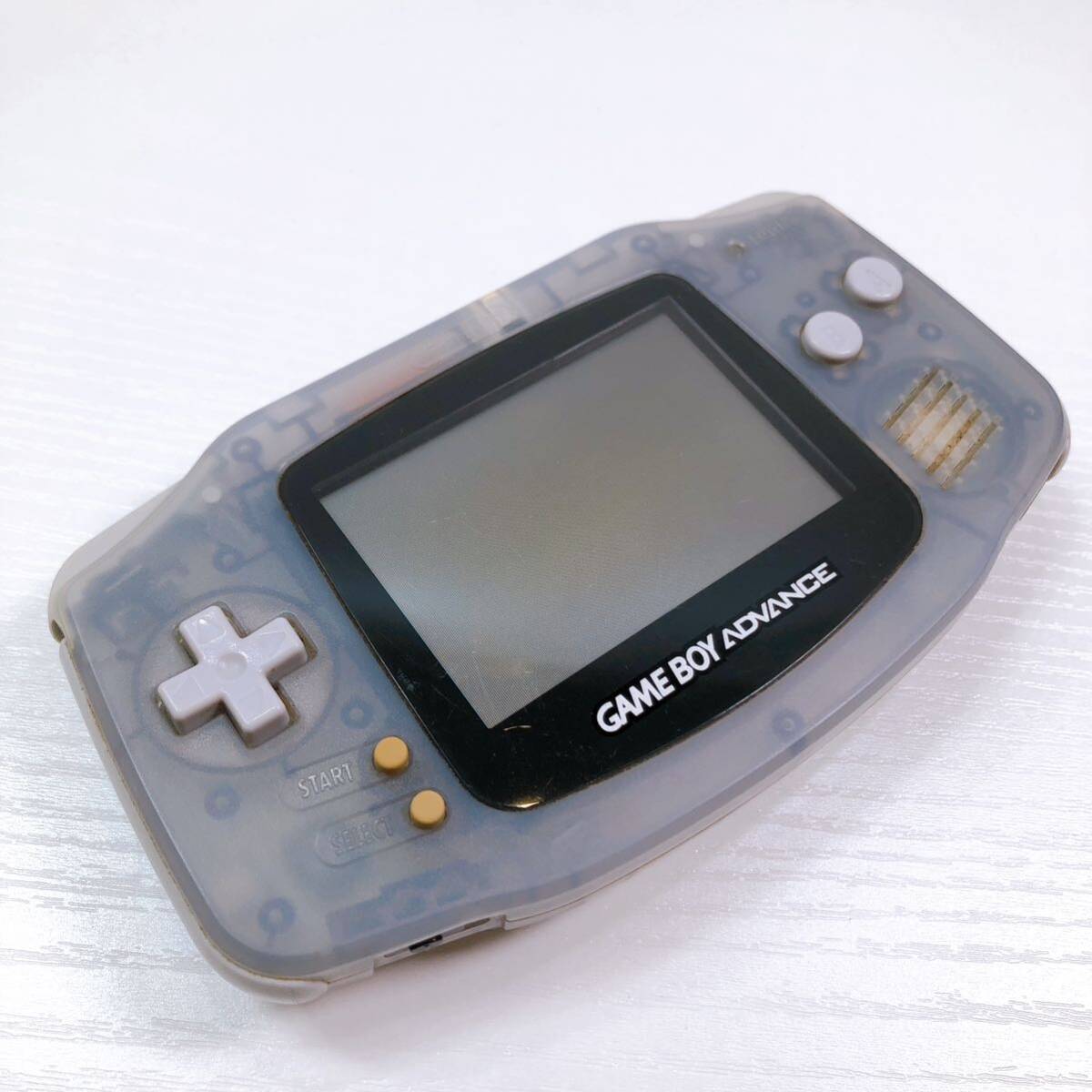 170【中古】Nintendo GAMEBOY ADVANCE 本体 AGB-001 ゲームボーイアドバンス ミルキーブルー 任天堂 電池フタなし 動作未確認 現状品の画像7