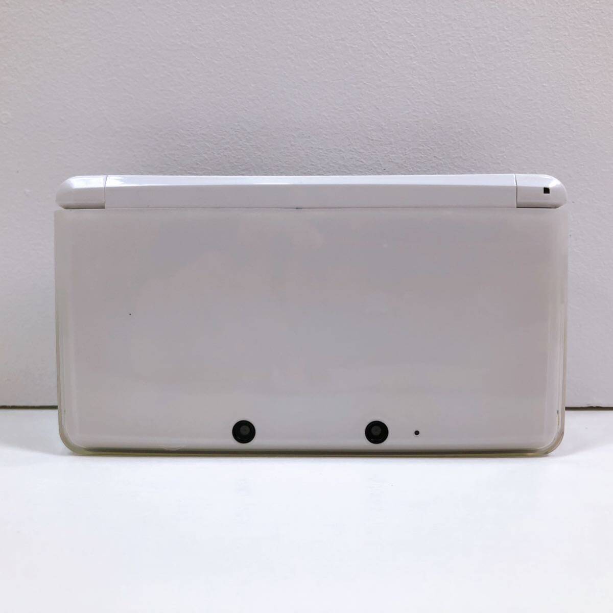 124【中古】Nintendo 3DS 本体 CTR-001 ニンテンドー 3DS ホワイト タッチペン付き 任天堂 ゲーム 動作確認 初期化済み 現状品の画像6