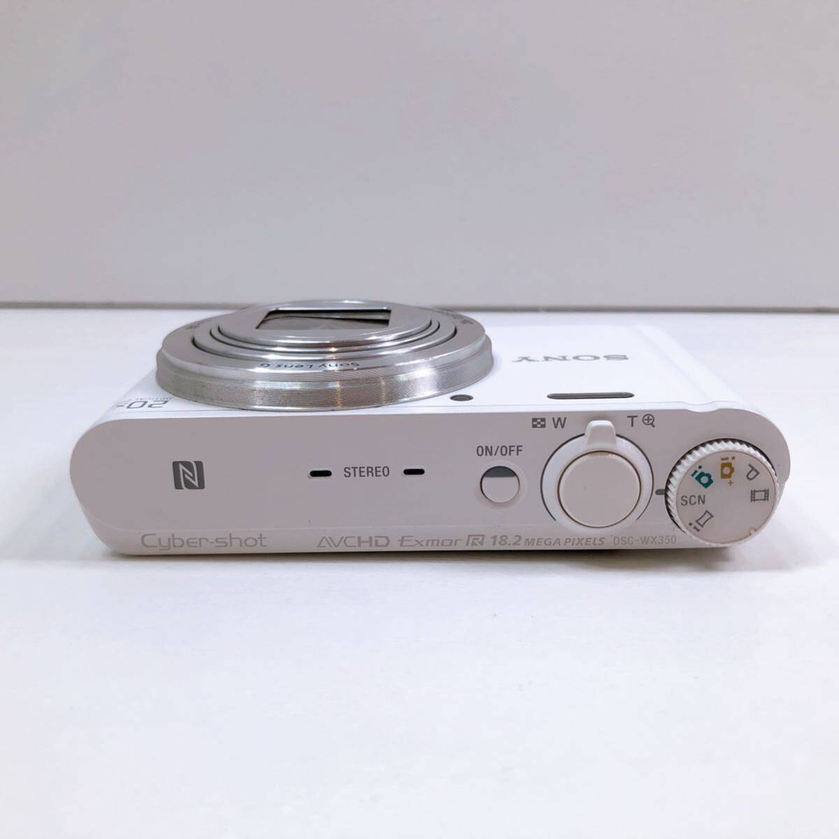 159【中古】SONY Cyber-Shot DSC-WX350 ソニー サイバーショット コンパクトデジタルカメラ ホワイト バッテリー付き 動作未確認 現状品_画像6
