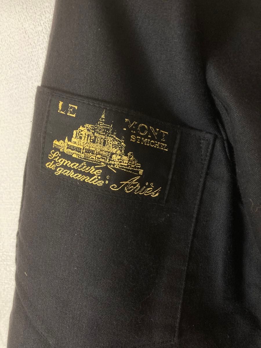 未使用品 30s ブラックモールスキンジャケット モンサン 未使用品 30s ブラックモールスキンジャケット モンサン