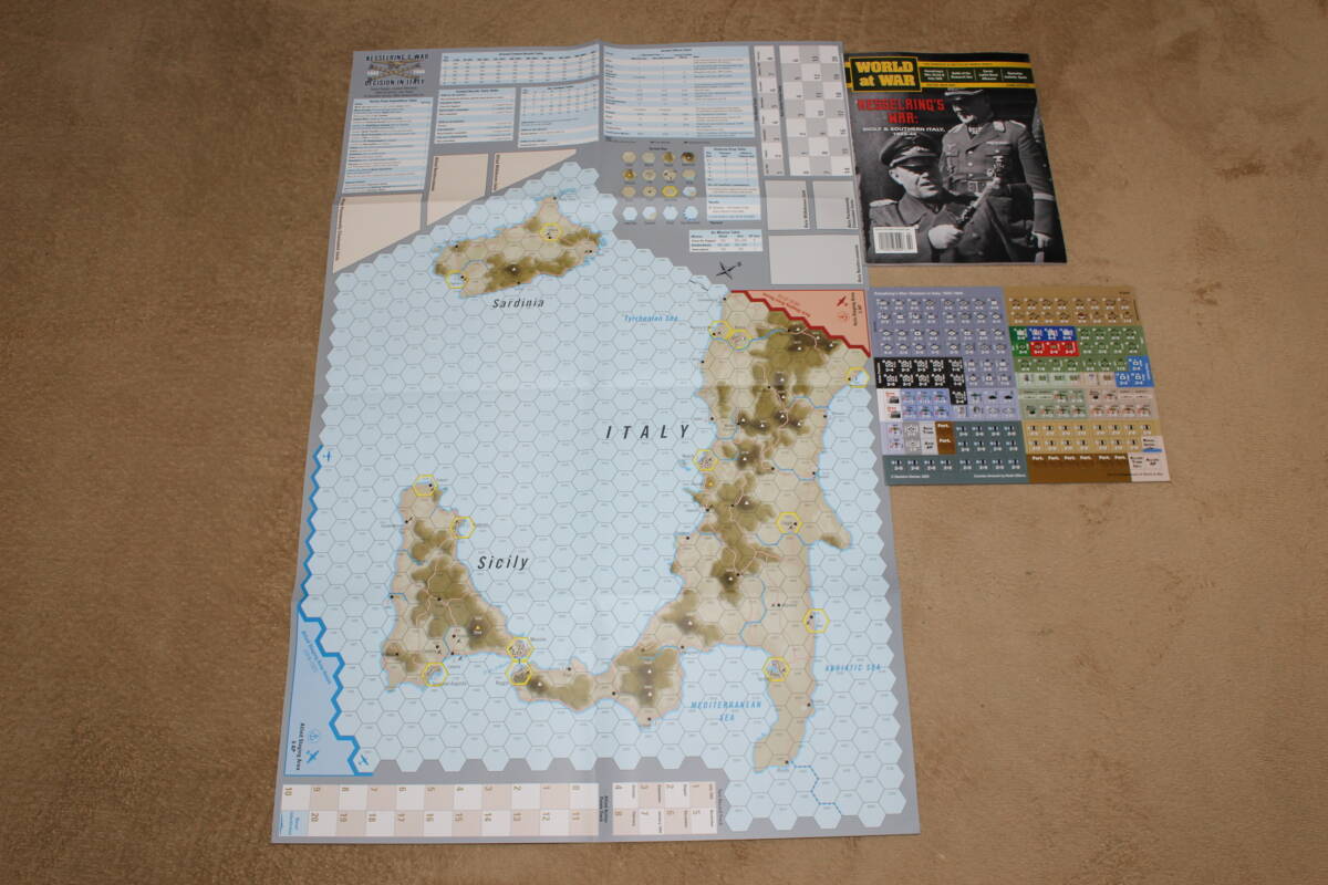 swg (DG)World at War#94 KESSELRING'S WAR シシリーからイタリア半島南部、日本語訳付、新品 - ウォーゲーム swg (DG)World at War#94 KESSELRING'S WAR シシリーからイタリア半島南部、日本語訳付、新品 - ウォーゲーム