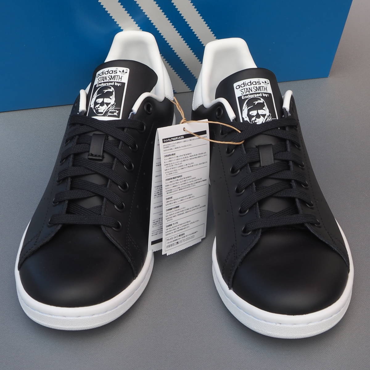  dead!! US 8 1/2/ 26,5cm new goods!! limitation 23 year made adidas Originals STAN SMITH Stansmith black natural leather 