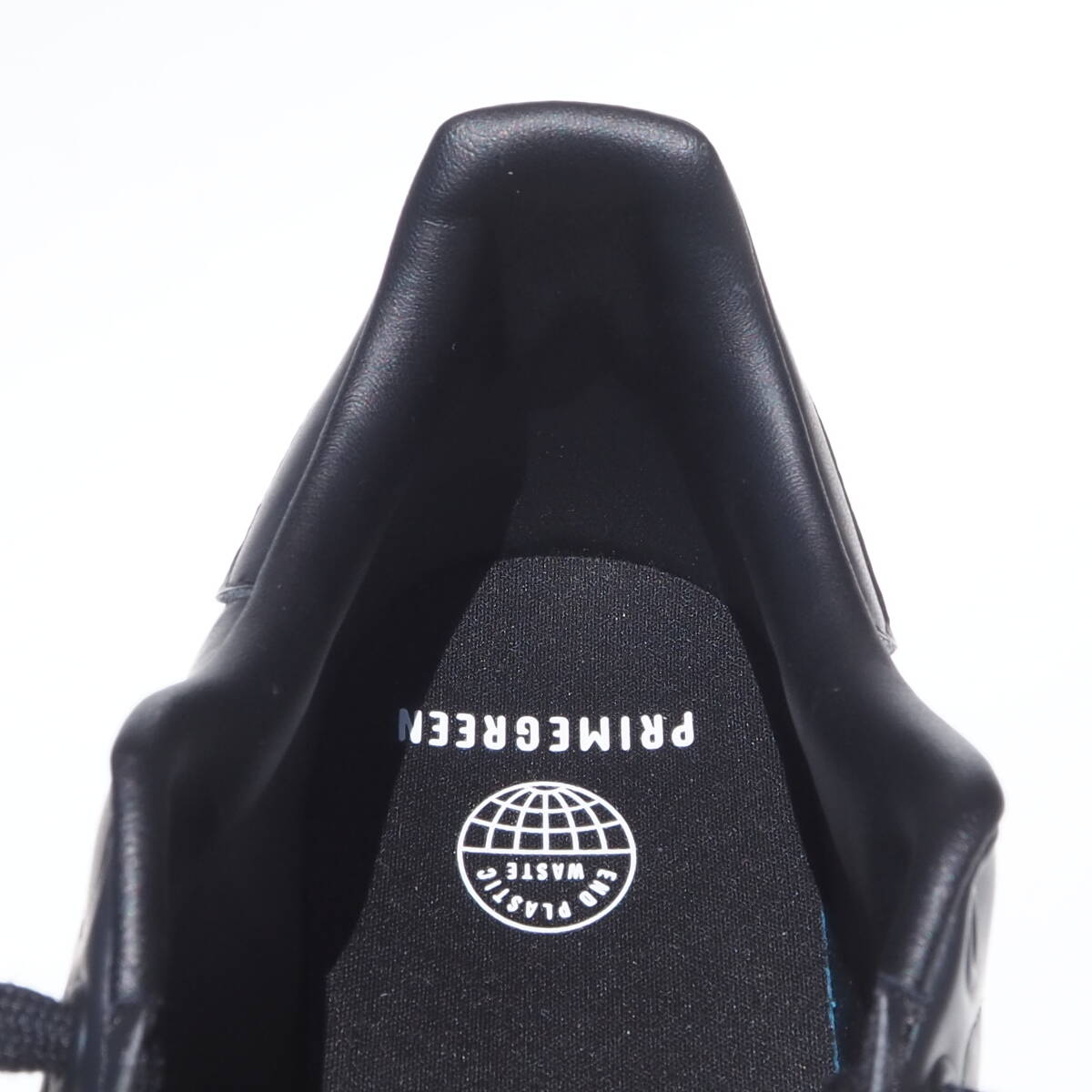 美品!! US 8 / 26cｍ 限定 22年製 adidas スタンスミス 黒 トリプルブラック レザー 顔付きの画像9
