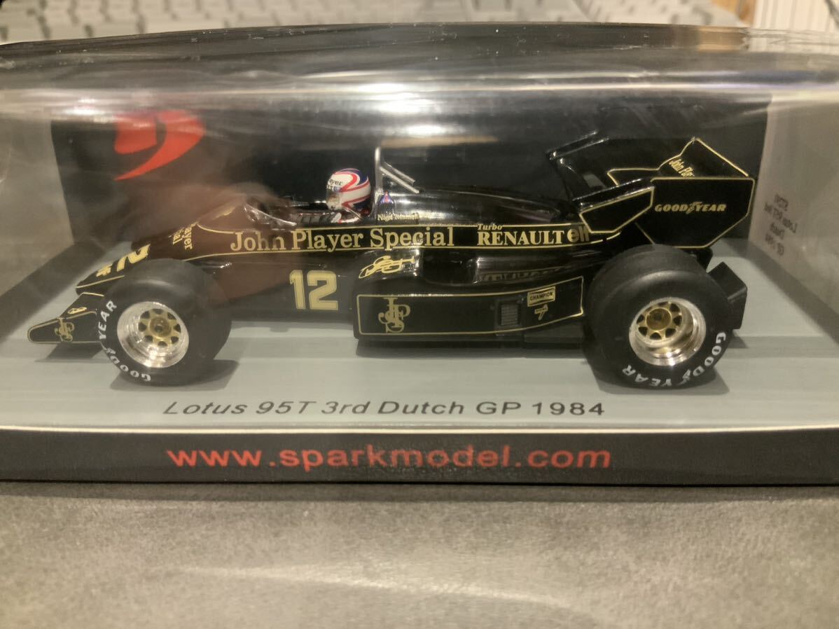 スパーク Spark 1/43 S7291 ロータス・ルノー 95T #12 1984 オランダGP３位 ナイジェル・マンセルの画像1