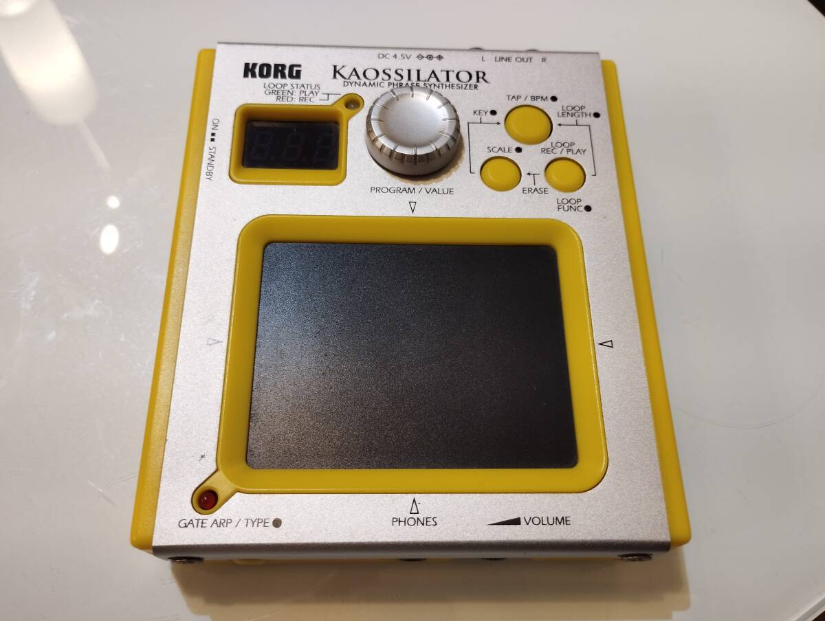 *KORG kaossilator KO-1 DJ для compact * синтезатор корпус только б/у товар основы рабочее состояние подтверждено *