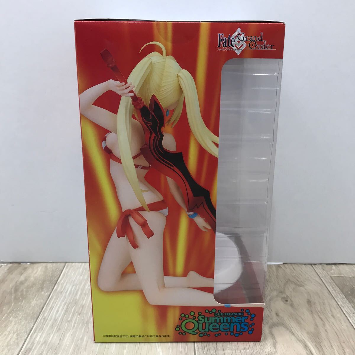 078 B Fate Grand Order キャスター / ネロ・クラウディウス 1/8 スケール フィギュア Summer Queens アワートレジャー 中古 未開封_画像6