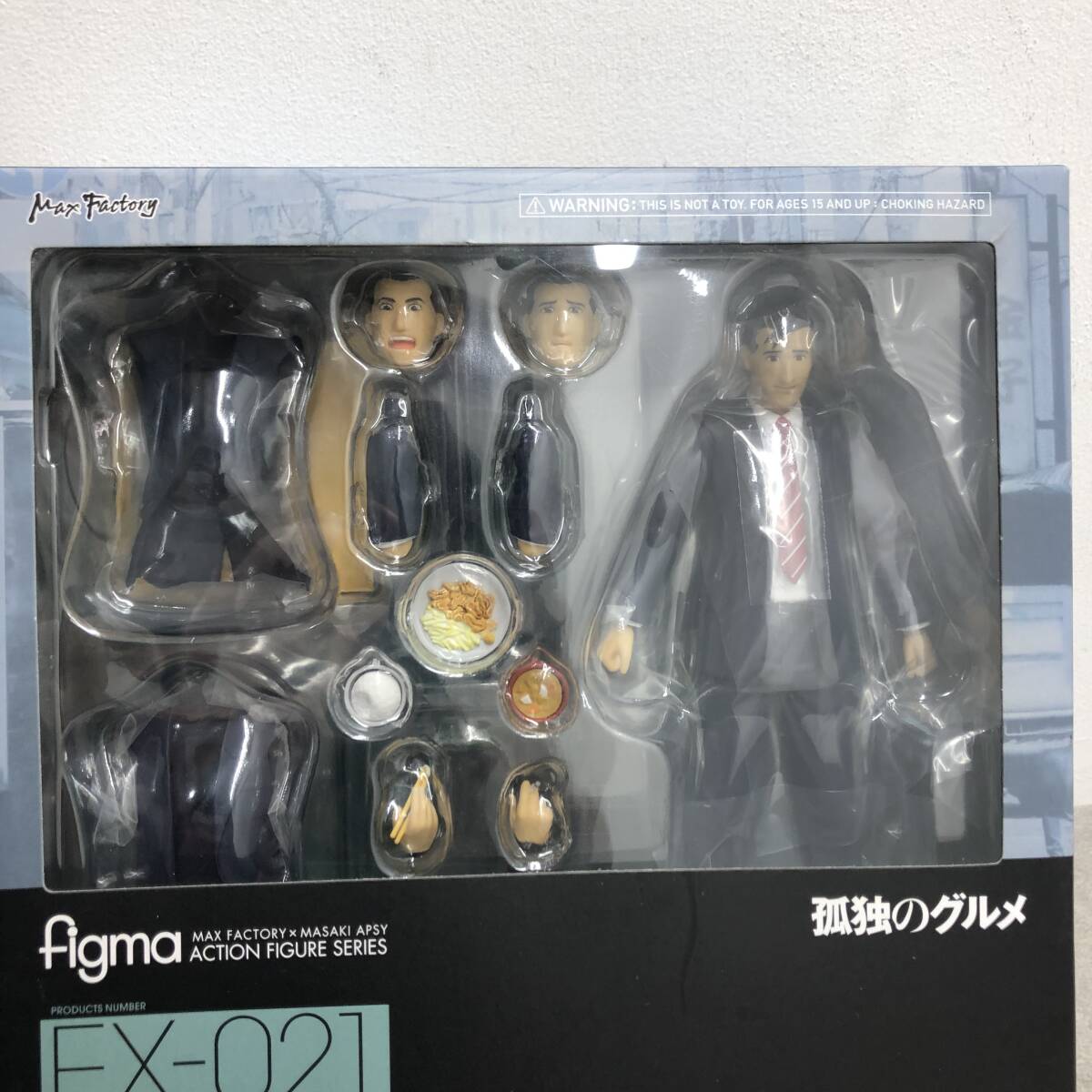 091 L )[ unopened ]figma... gourmet EX-021.. head .. large portion .ver. [ used ]