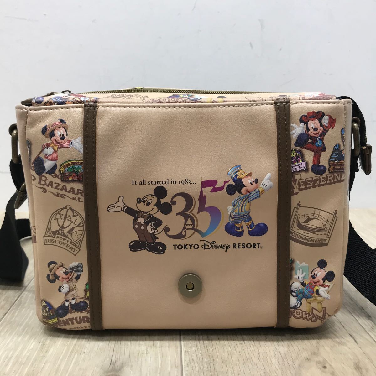 101 F / ディズニー リゾート 35周年 限定 カメラ バッグ ショルダーバッグ Disney 中古 美品の画像6