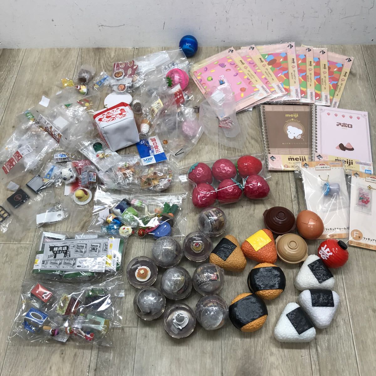 110 F {1 jpy ~} Gacha Gacha Capsule toy large amount summarize food series s we tsu cheap sweets dagashi miniature other used not yet inspection goods 