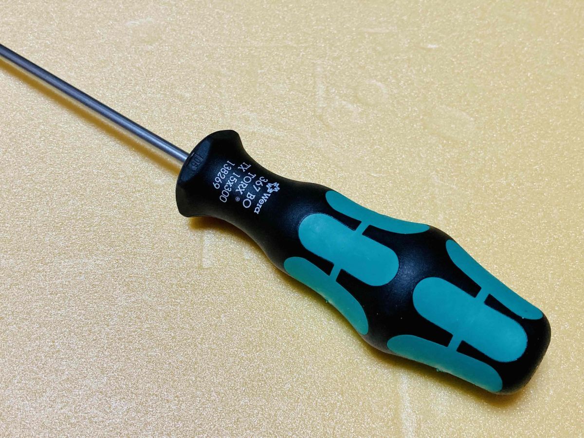 Wera 【ロングドライバー】 イジリ止め穴付き TORX 367BO / TX15 × 300mmの画像2