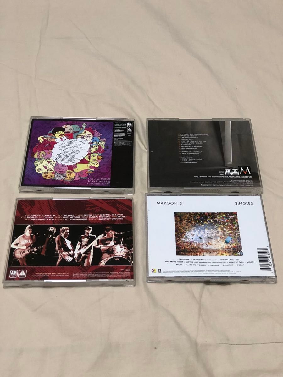 MAROON 5 マルーン5 アルバム4セット(OVEREXPOSED Deluxe、SINGLES、他2つ